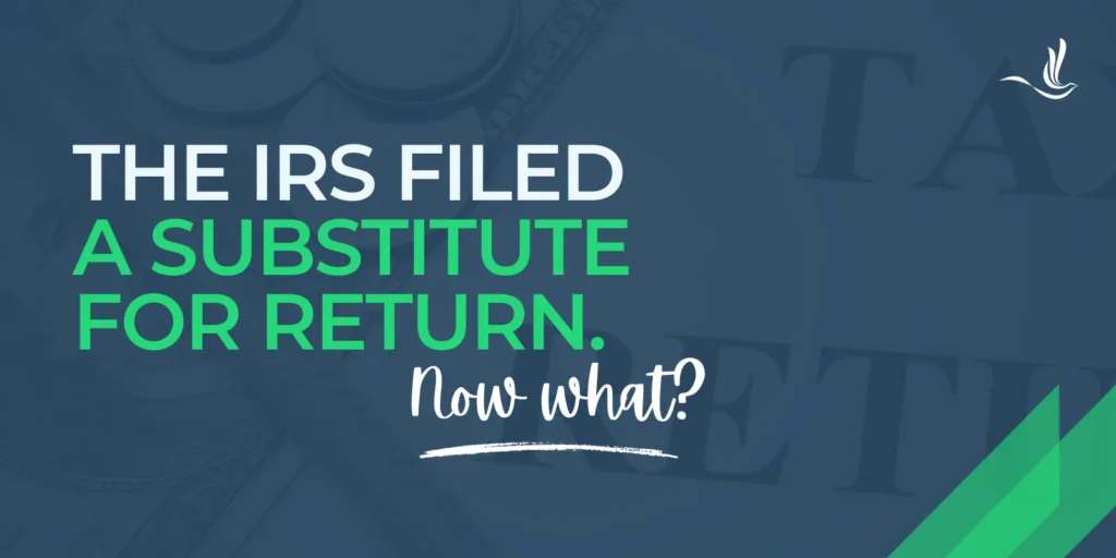 The IRS Filed a Substitute for Return. Now What?